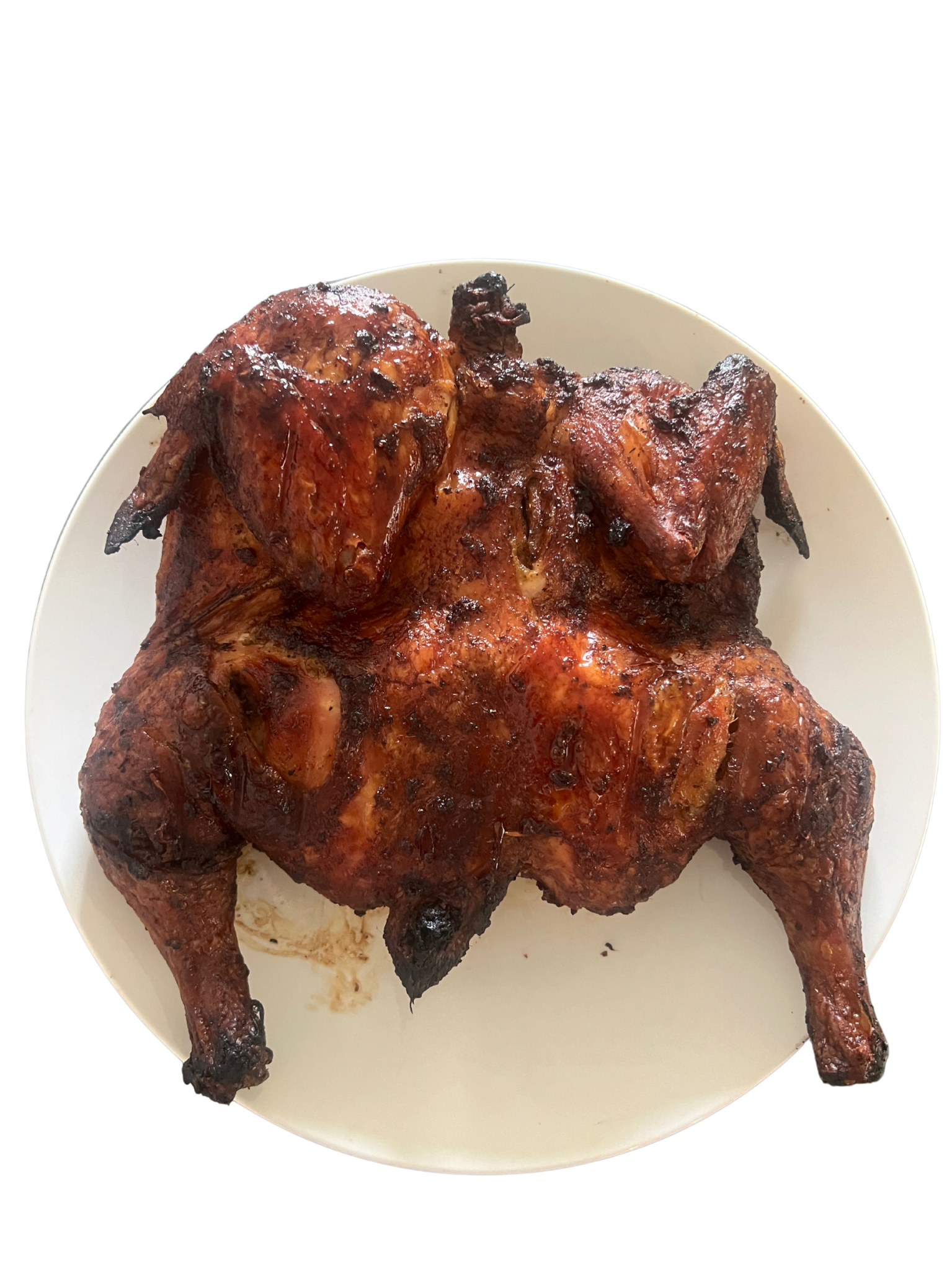 Poulet entier fumé et braisé prêt à manger