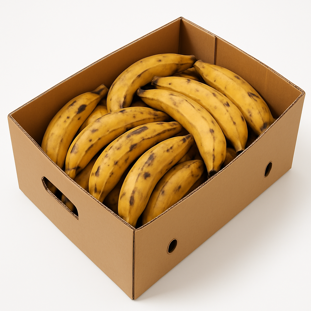 Banane plantain mûre 1/2 carton